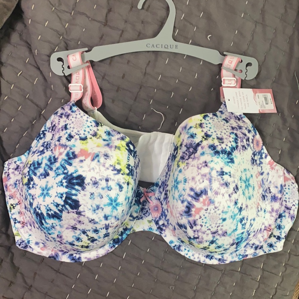 Cacique Lightly-lines T-shirt Bra 44DD NEW